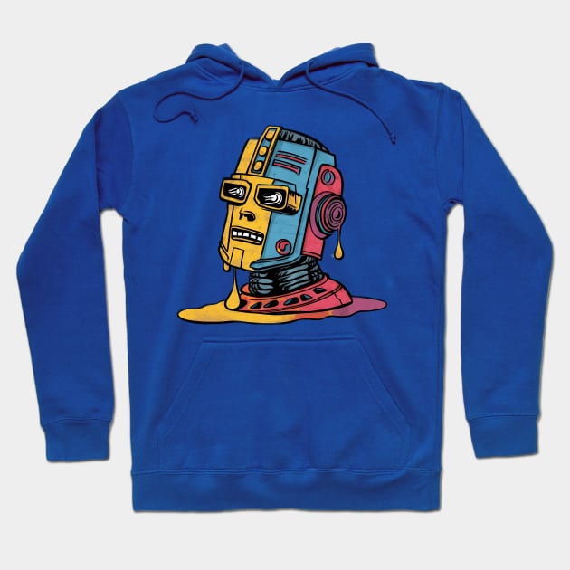 Melting Robot Hoodie by C.Note